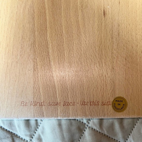 Vintage Yugoslavia Wooden Decorative Cutting Board Wall Hanging - Picture 3 of 5